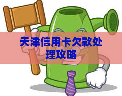 天津信用卡欠款处理攻略