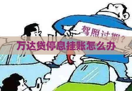 万达贷停息挂账怎么办