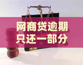 网商贷逾期只还一部分如何解决