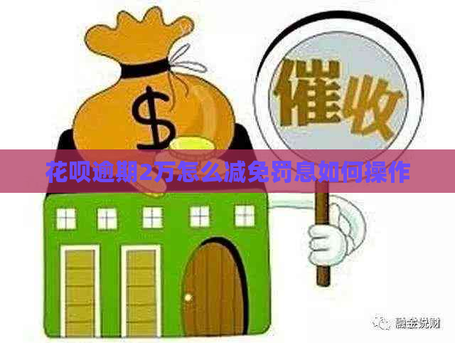 花呗逾期2万怎么减免罚息如何操作