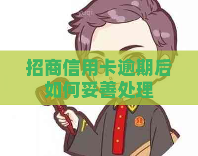 招商信用卡逾期后如何妥善处理