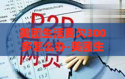 美团生活费欠300多怎么办-美团生活费欠300多怎么办啊