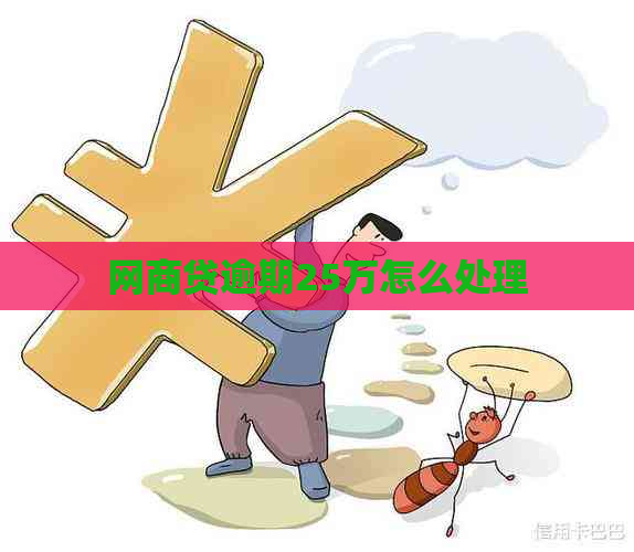 网商贷逾期25万怎么处理