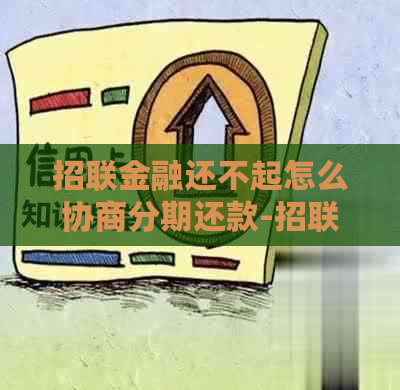 招联金融还不起怎么协商分期还款-招联金融还不起怎么协商分期还款呢