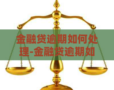 金融贷逾期如何处理-金融贷逾期如何处理最有效