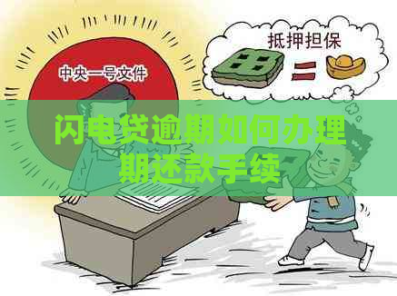 闪电贷逾期如何办理期还款手续