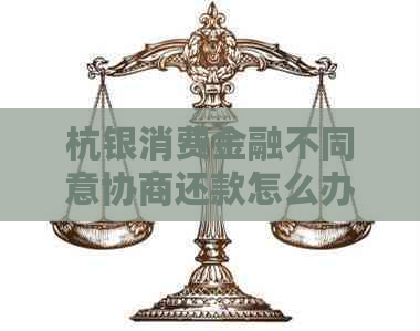 杭银消费金融不同意协商还款怎么办-杭银消费金融不同意协商还款怎么办呢