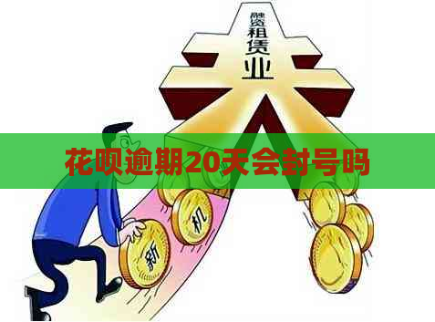 花呗逾期20天会封号吗