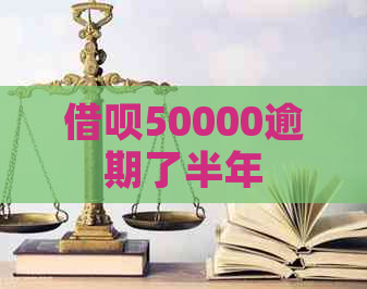 借呗50000逾期了半年