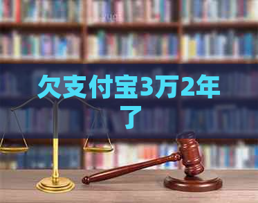 欠支付宝3万2年了