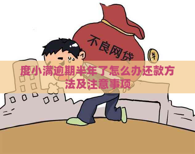 度小满逾期半年了怎么办还款方法及注意事项