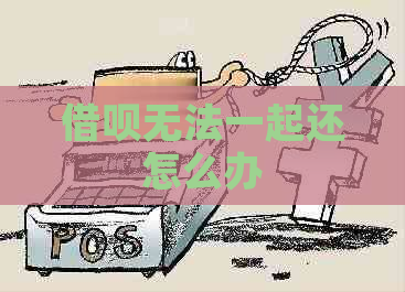 借呗无法一起还怎么办