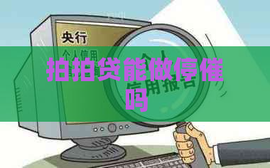 能做停催吗