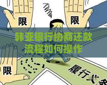 韩亚银行协商还款流程如何操作