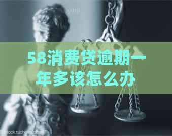 58消费贷逾期一年多该怎么办