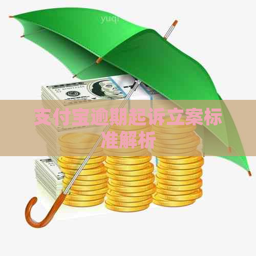 支付宝逾期起诉立案标准解析