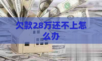 欠款28万还不上怎么办