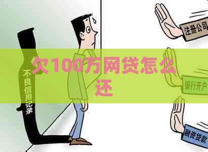 欠100万网贷怎么还