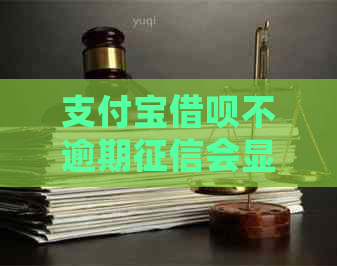 支付宝借呗不逾期会显示吗