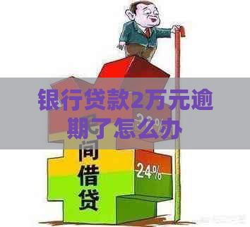 银行贷款2万元逾期了怎么办