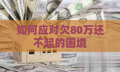 如何应对欠80万还不起的困境