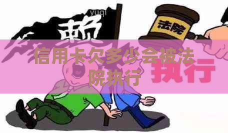 信用卡欠多少会被法院执行