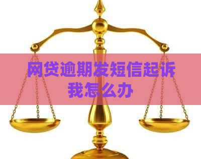 网贷逾期发短信起诉我怎么办