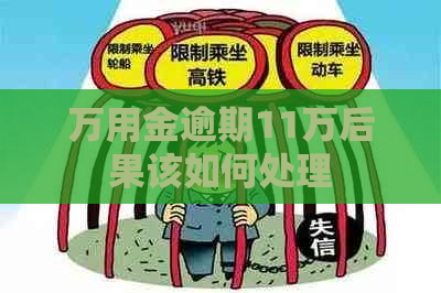 万用金逾期11万后果该如何处理