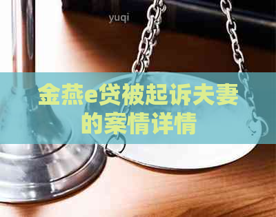 金燕e贷被起诉夫妻的案情详情