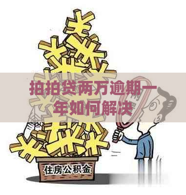 两万逾期一年如何解决