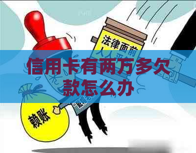 信用卡有两万多欠款怎么办