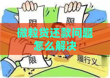 微粒贷还款问题怎么解决