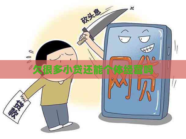 欠很多小贷还能个体经营吗