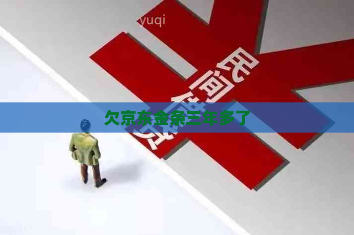 欠京东金条三年多了