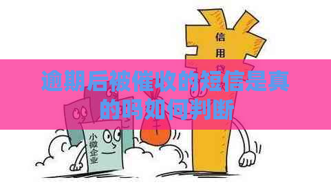 逾期后被的短信是真的吗如何判断