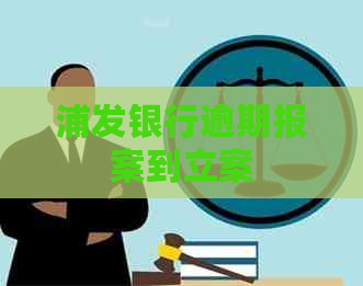 浦发银行逾期报案到立案