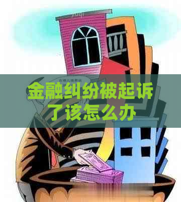 金融纠纷被起诉了该怎么办