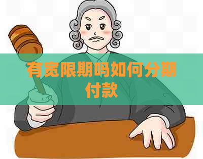 有宽限期吗如何分期付款