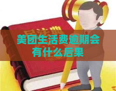 美团生活费逾期会有什么后果