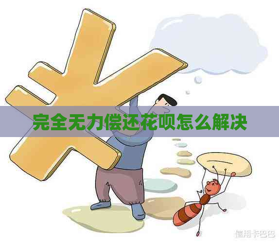 完全无力偿还花呗怎么解决