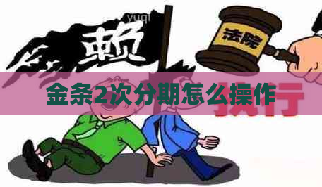 金条2次分期怎么操作