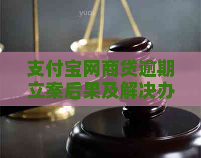 支付宝网商贷逾期立案后果及解决办法