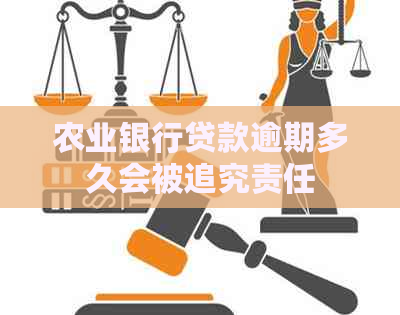 农业银行贷款逾期多久会被追究责任