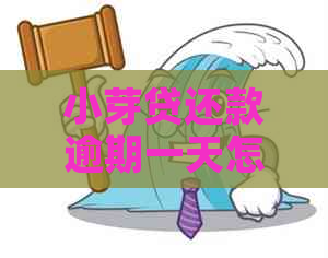 小芽贷还款逾期一天怎么办