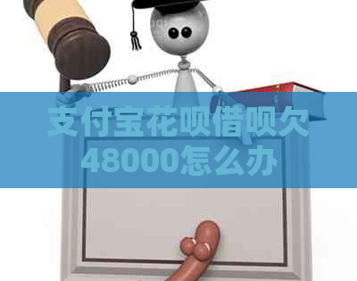 支付宝花呗借呗欠48000怎么办