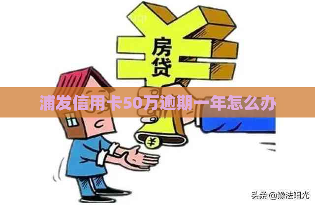 浦发信用卡50万逾期一年怎么办