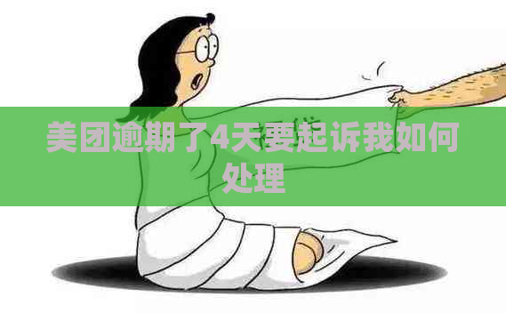 美团逾期了4天要起诉我如何处理