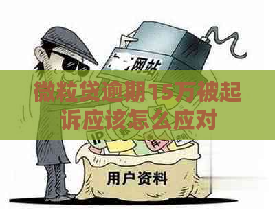 微粒贷逾期15万被起诉应该怎么应对