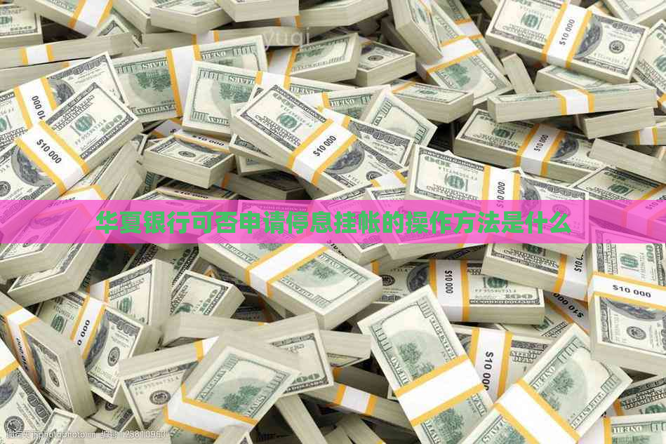 华夏银行可否申请停息挂帐的操作方法是什么