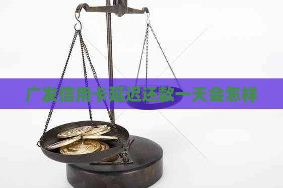 广发信用卡延迟还款一天会怎样